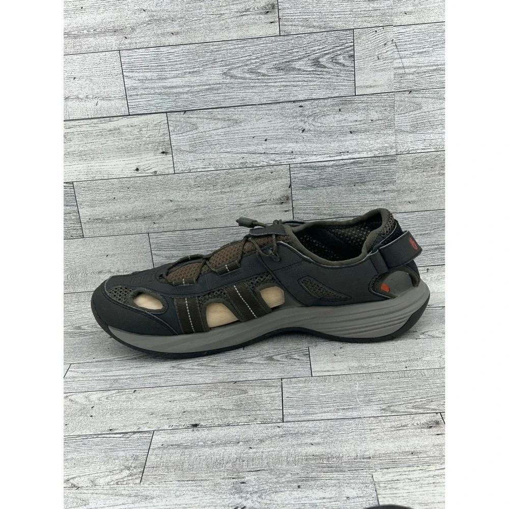 Teva Water Sandals Hiking Sport Quick Dry Breathable Men Size 9‎ Brown Gray